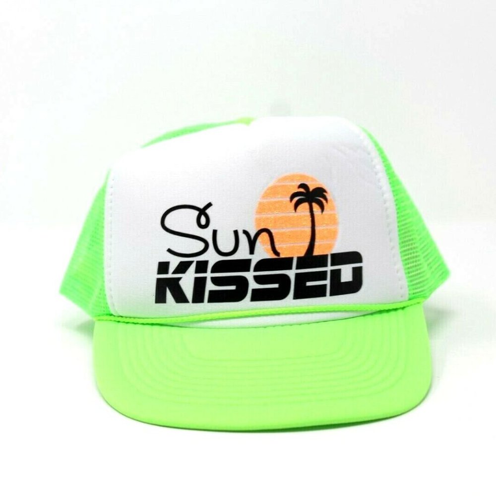 Sun Kissed/ Tree Summer Foam Trucker Hats- SNAPBACK